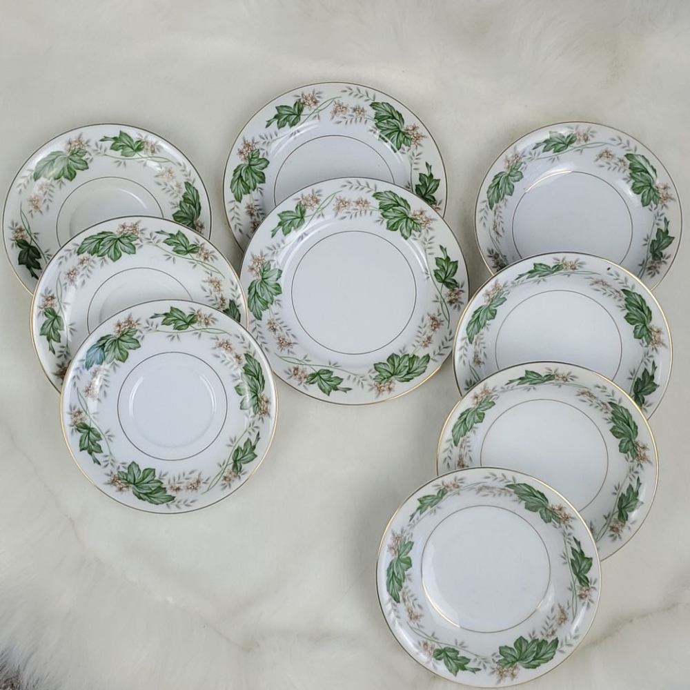 Bundle 9 Noritake China Daphne plates